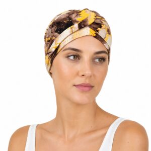 pañuelo oncologico estampado tejido de bambu