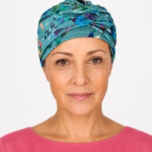 Pañuelo oncologico de bambu modelo tanzania